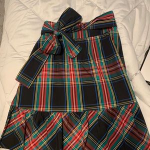 Tartan skirt